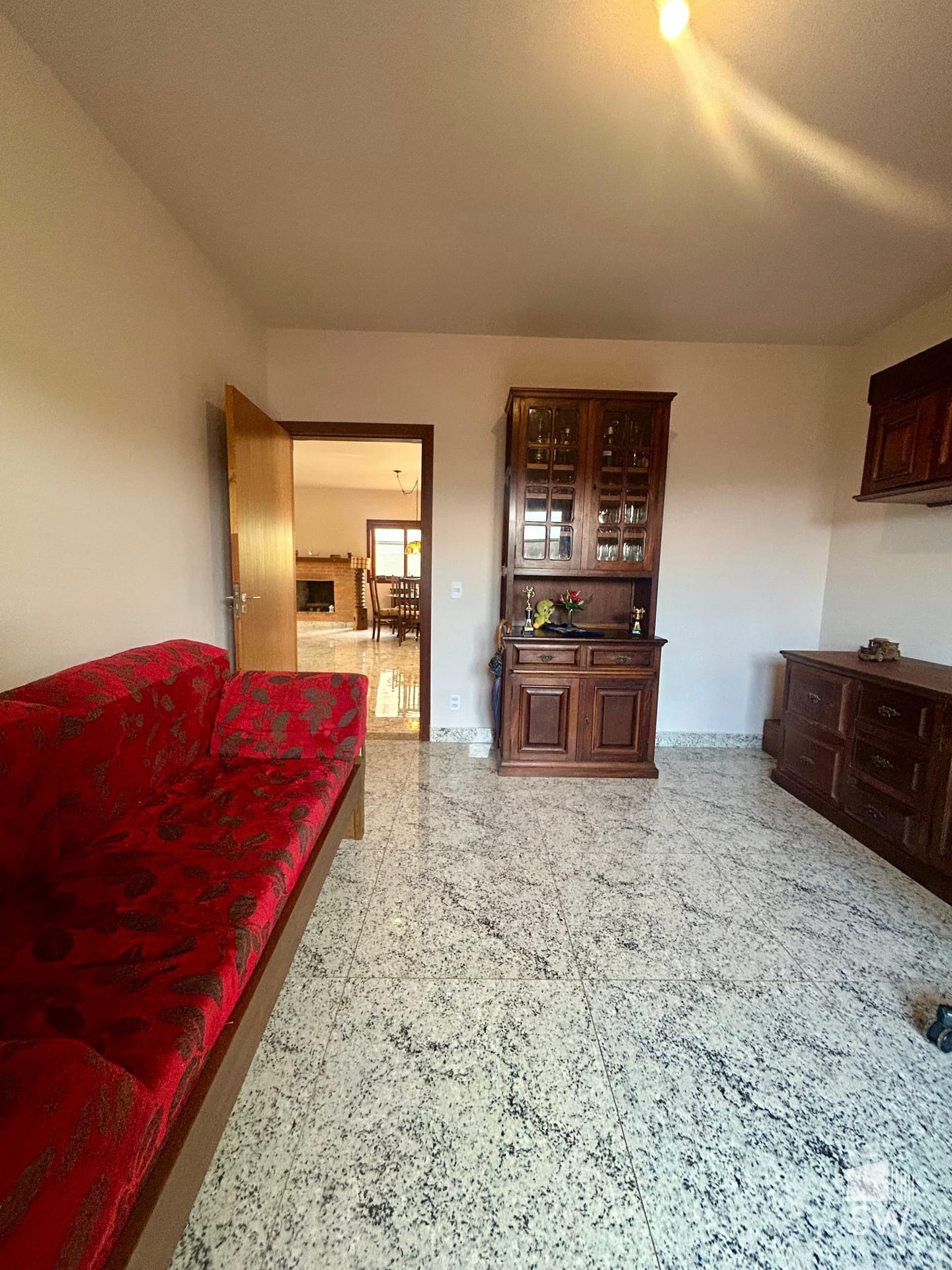 Sala de estar em dois ambientes