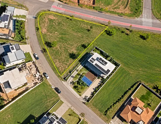 Vista aérea do lote