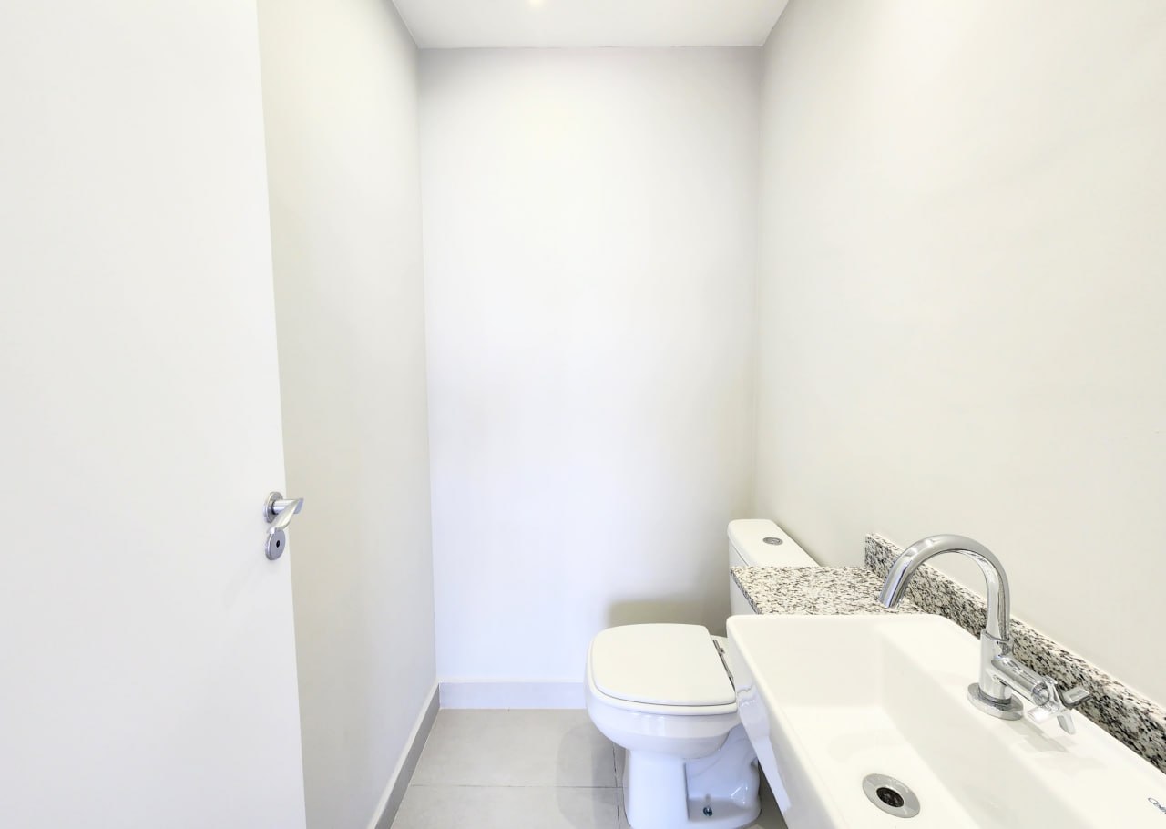 Lavabo com bancada de granito