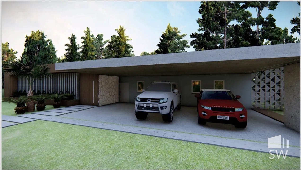Projeto: garagem (render)